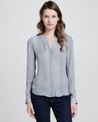 Joie Hanelle Printed Silk Top - Lyst