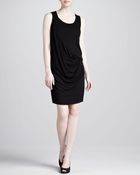 Michael Kors Crepe Jersey Tank Dress Black - Lyst