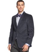 Tommy Hilfiger Solid Trim-Fit Corduroy Sport Coat With Elbow Patches - Lyst