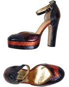 Anya Hindmarch Platform Sandals - Lyst