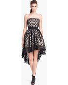 Milly Lace Fit Flare Dress - Lyst