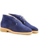 Tod's Shearlinglined Suede Desert Boots - Lyst