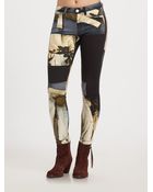 Acne Studios Printed Skinny Jeans - Lyst