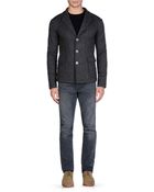 Armani Jeans Three Buttons Jacket - Lyst