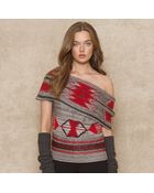 Ralph Lauren Blue Label Intarsia-knit Sweater - Lyst