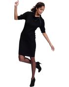 Calvin Klein Cowl Neck Zip Dress - Lyst