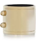 Givenchy Black Leather And Gold-Tone Cuff - Lyst