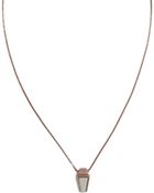 Madewell Solid Frame Pendant Necklace - Lyst