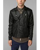 Urban Outfitters Leather Moto Jacket - Lyst