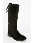 Urban Outfitters Ecote Backcorset Riding Boot - Lyst