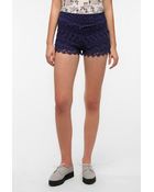Urban Outfitters Kimchi Blue Anthea Lace Tap Short - Lyst