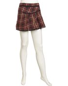 Free People Plaid Pleated Skirt - Lyst