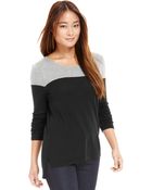 Calvin Klein Jeans Long Sleeve Colorblock Sweater - Lyst