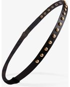 Forever 21 Studded Faux Leather Headband - Lyst