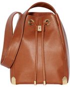 Vince Camuto Janet Leather Drawstring Tote Bag - Lyst
