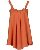 Aspesi Short Dress - Lyst
