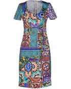 Blumarine Kneelength Dress - Lyst