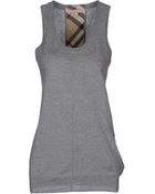 Burberry Brit Sleeveless Sweater - Lyst