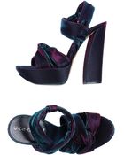 Casadei Platform Sandals - Lyst