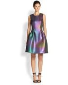 Cynthia Rowley Seamed Iridescent Dress - Lyst