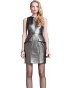 Cynthia Steffe Sleeveless Metallic Dress - Lyst