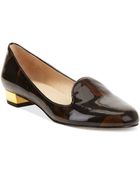 Joan & David Mitzie Smoking Flats - Lyst