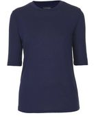Topshop High Neck Slim Tee - Lyst