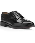 Valentino Rubber Stud Oxford Shoes - Lyst