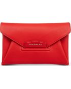 Givenchy Antigona Envelope Clutch - Lyst