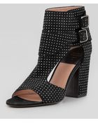 Laurence Dacade Studded Suede Sandal Bootie - Lyst