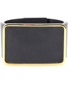 Marni Leather Cuff Bracelet - Lyst