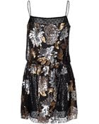 Anna Sui Nuits Dress in Black Multi - Lyst