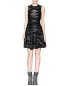 McQ by Alexander McQueen Tiger-print Knit Dress - Lyst