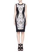 Prabal Gurung Rococo Print Angular Panel Dress - Lyst