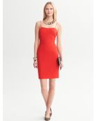 Banana Republic Piped Corset Dress - Lyst