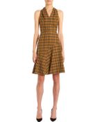 Derek Lam Twist Back Halter Dress - Lyst