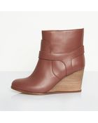 Maison Margiela Contrast Wedge Boot - Lyst