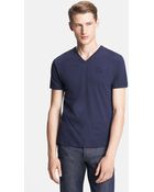 Versace Medusa V Neck Tshirt - Lyst