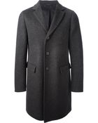 Jil Sander Single Breasted Formal Coat - Lyst