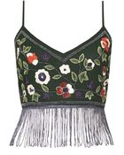 Topshop Craft Floral Bralet - Lyst