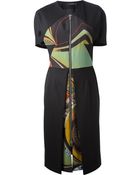 Etro Print Panel Dress - Lyst