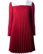 Valentino Pleated Dress - Lyst
