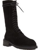Ann Demeulemeester Laceup Boot - Lyst