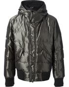 Dolce & Gabbana Padded Funnel Neck Jacket - Lyst