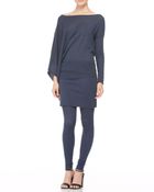 Donna Karan New York Fold-Over Tube Miniskirt - Lyst
