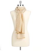MICHAEL Michael Kors Monogrammed Wool Scarf - Lyst