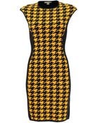 Michael Kors Merino Elite Contrast Sheath Dress - Lyst