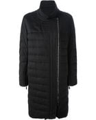 Ermanno Scervino Funnel Neck Padded Coat - Lyst