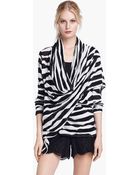 Alice + Olivia Dezi Wraparound Sweater - Lyst