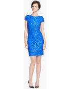 Alice + Olivia Taryn Sequin Dress - Lyst
